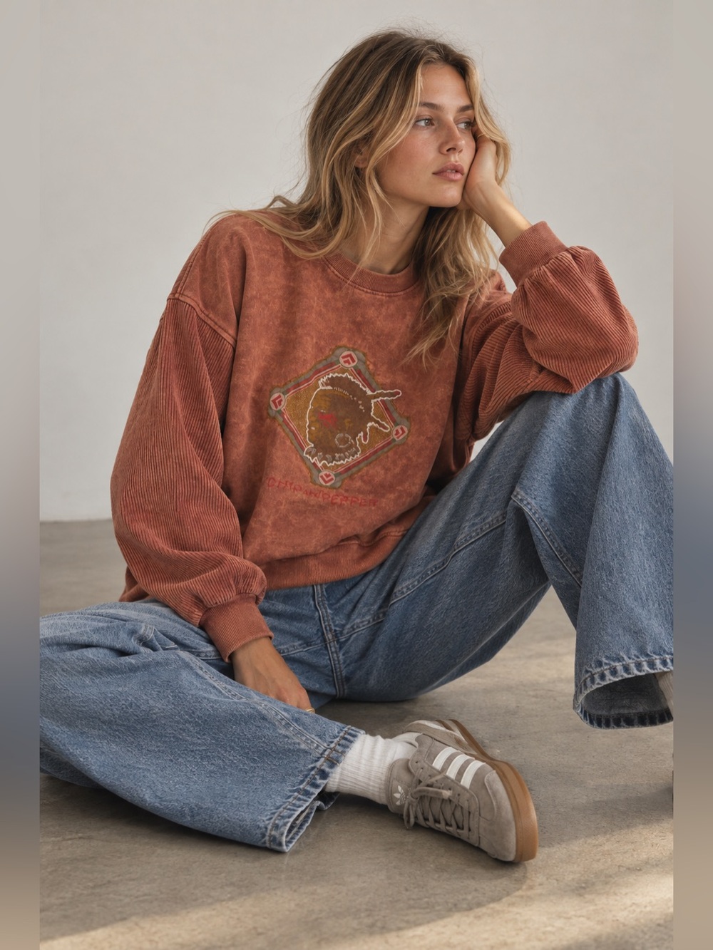 Vintage 90s Chip & Pepper Original Dye Kings Crewneck SzL